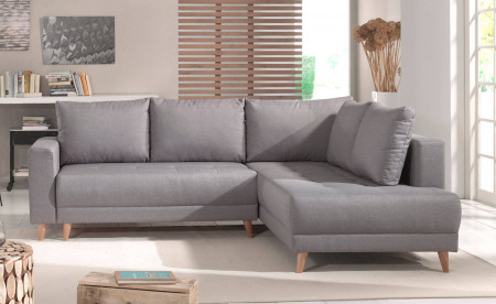 Ivar - Canapé d'angle L 5 places - Convertible - Avec coffre et poche de rangement - Style scandinave - Droit Ivar - Canapé d'angle L 5 places - Convertible - Avec coffre et poche de rangement - Style scandinave - Droit