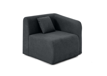 module d'assise d'angle droit en tissu Ikare