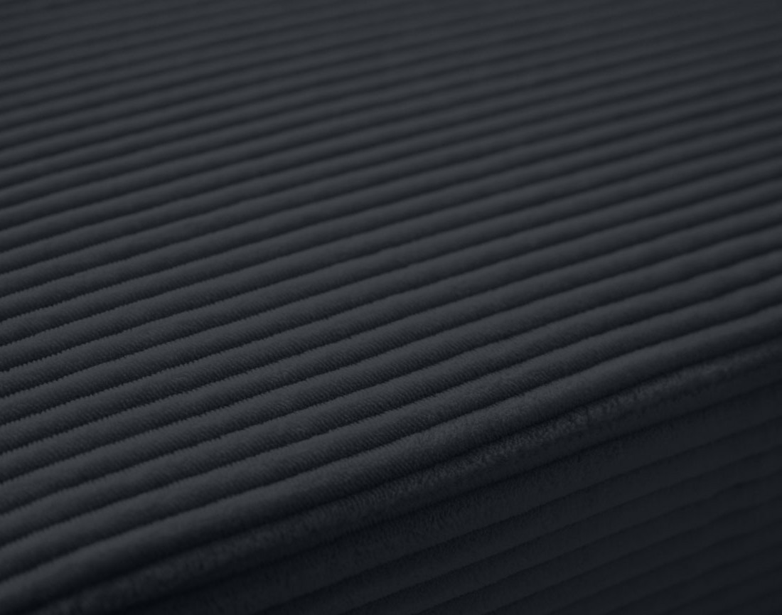 Canapé panoramique d'angle gauche 7 places en velours côtelé Vermont Canapé panoramique d'angle gauche 7 places en velours côtelé Vermont