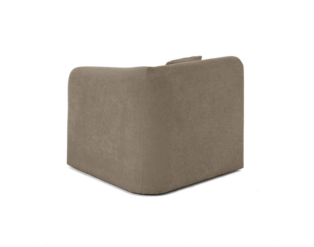 module d'assise d'angle droit en tissu Ikare