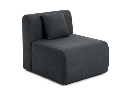 Module d'assise sans accoudoirs en tissu Ikare