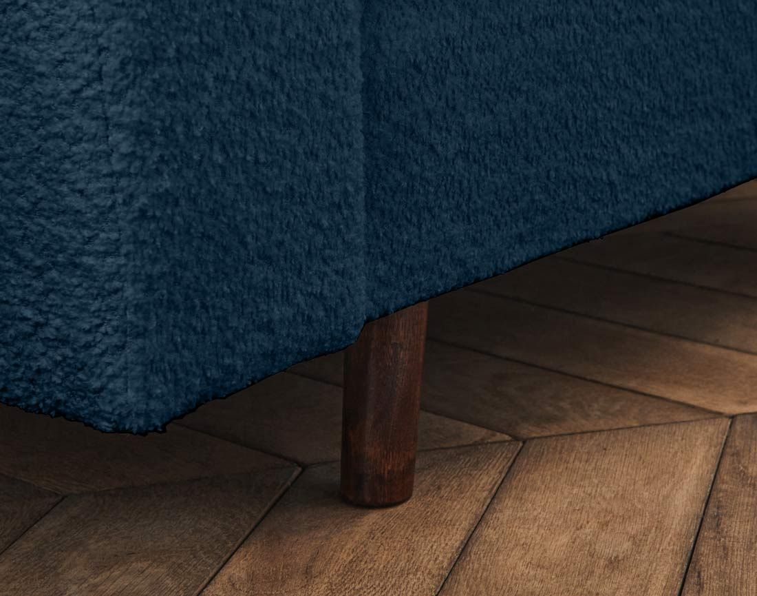 Rune - fauteuil - en tissu bouclette Lisa Design