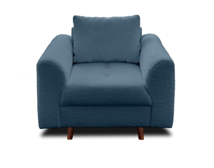 Rune - fauteuil - en tissu bouclette Lisa Design