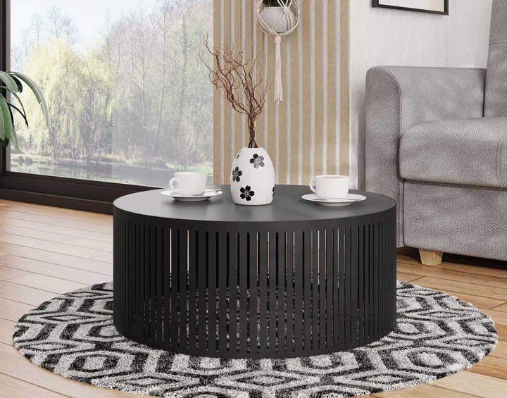 Table basse noir 59 cm Sally