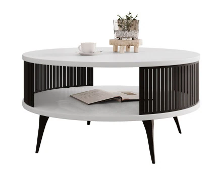 Table basse blanc et noir 1...