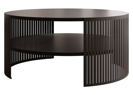 Table basse noir 75 cm Cruz