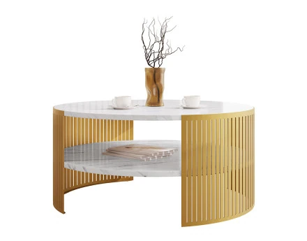 Table basse effet marbre...