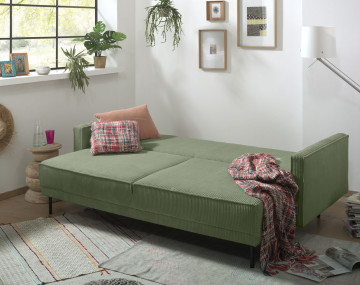Canapé droit 3 places convertible Pet Friendly Charlie - Best Mobilier