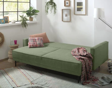 Canapé droit 3 places convertible Pet Friendly Charlie - Best Mobilier
