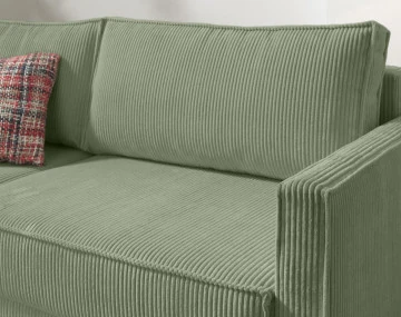 Canapé droit 3 places convertible Pet Friendly Charlie - Best Mobilier