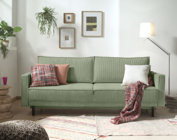 Canapé droit 3 places convertible Pet Friendly Charlie - Best Mobilier