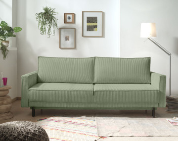 Canapé droit 3 places convertible Pet Friendly Charlie - Best Mobilier