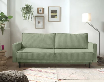 Canapé droit 3 places convertible Pet Friendly Charlie - Best Mobilier