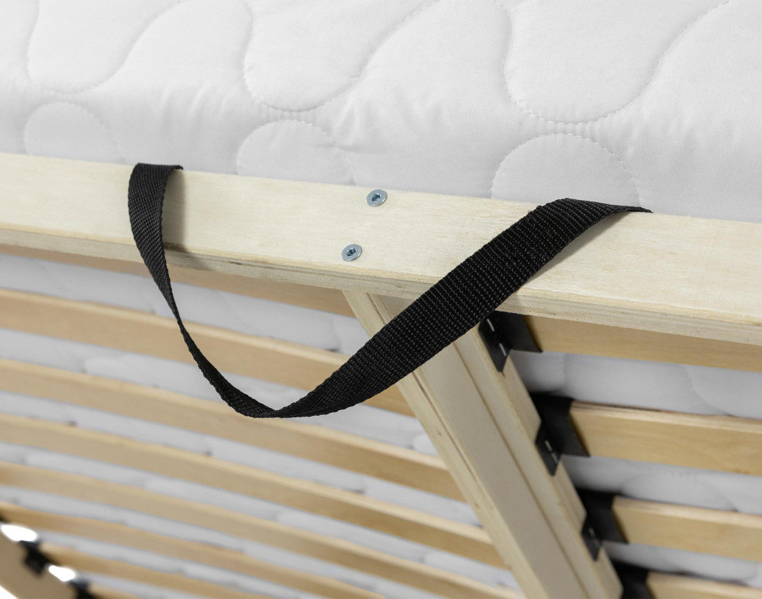 Lit coffre 180x200 cm sommier inclus en velours Stuart