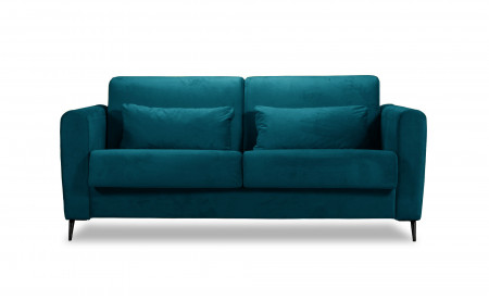 Allan - Canapé 3 places convertible - ouverture express - couchage quotidien - Velours Allan - Canapé 3 places convertible - ouverture express - couchage quotidien - Velours