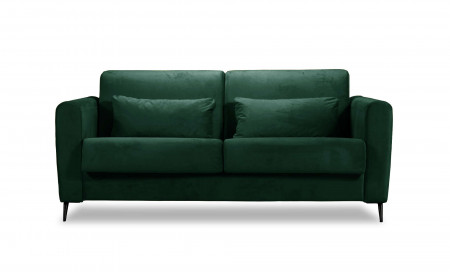 Allan - Canapé 3 places convertible - ouverture express - couchage quotidien - Velours Allan - Canapé 3 places convertible - ouverture express - couchage quotidien - Velours