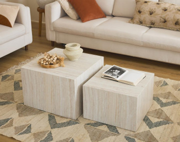 Lot de deux tables basses...