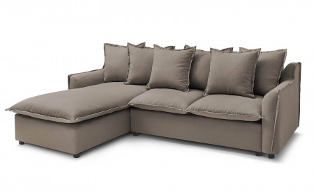 BOBOCHIC MONA - Canapé d'angle convertible - avec coffre - 4 places - Gauche BOBOCHIC MONA - Canapé d'angle convertible - avec coffre - 4 places - Gauche