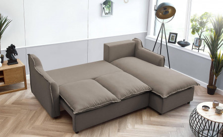 BOBOCHIC MONA - Canapé d'angle convertible - avec coffre - 4 places - Droit BOBOCHIC MONA - Canapé d'angle convertible - avec coffre - 4 places - Droit