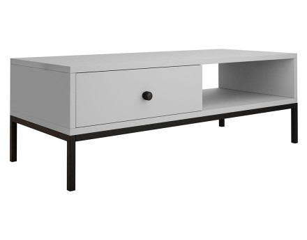 Table basse 1 tiroir et 1 niche 90 cm Filipo