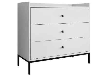 Commode blanc 80 cm Filipo