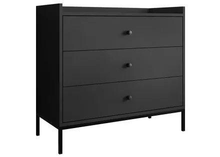 Commode noir 80 cm Filipo