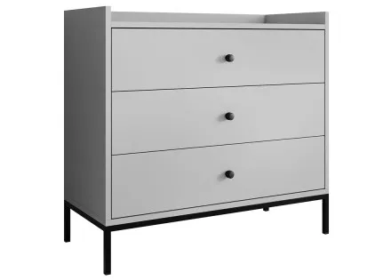 Commode gris 80 cm Filipo