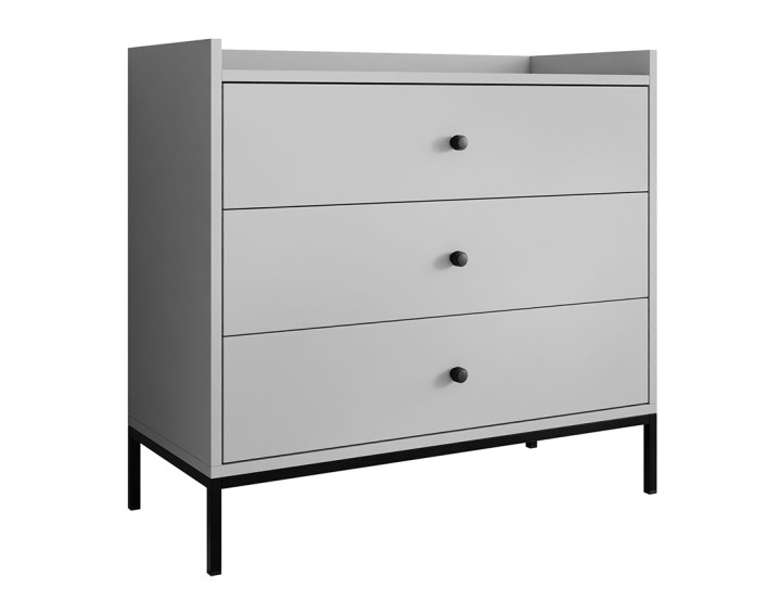 Commode gris 80 cm Filipo