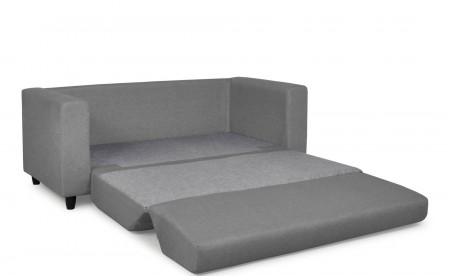 Anaelle - Canapé droit 2 places convertible déplimousse - en tissu Anaelle - Canapé droit 2 places convertible déplimousse - en tissu