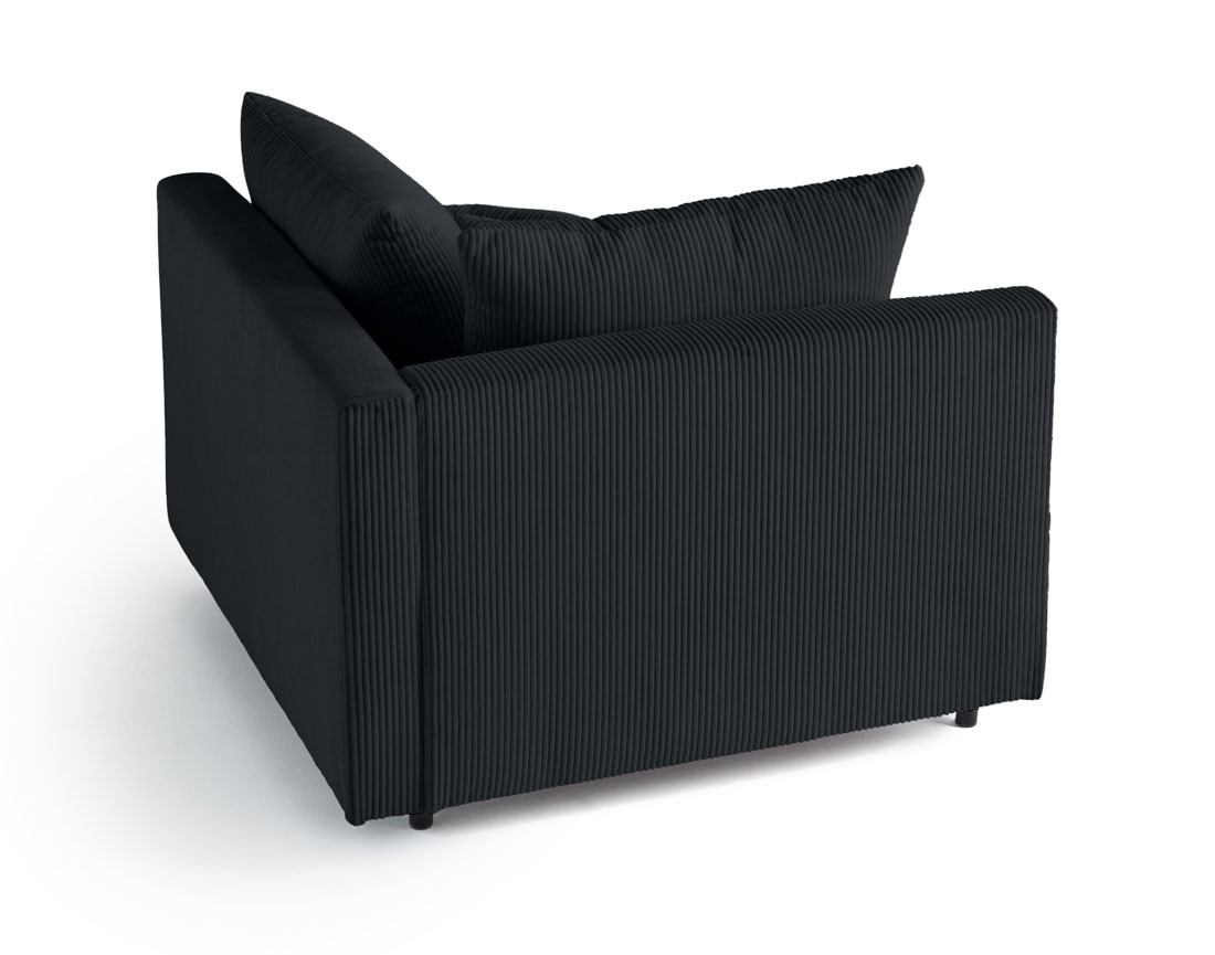 Module d'assise d'angle réversible en velours côtelé Edinburg - gauche Module d'assise d'angle réversible en velours côtelé Edinburg - gauche