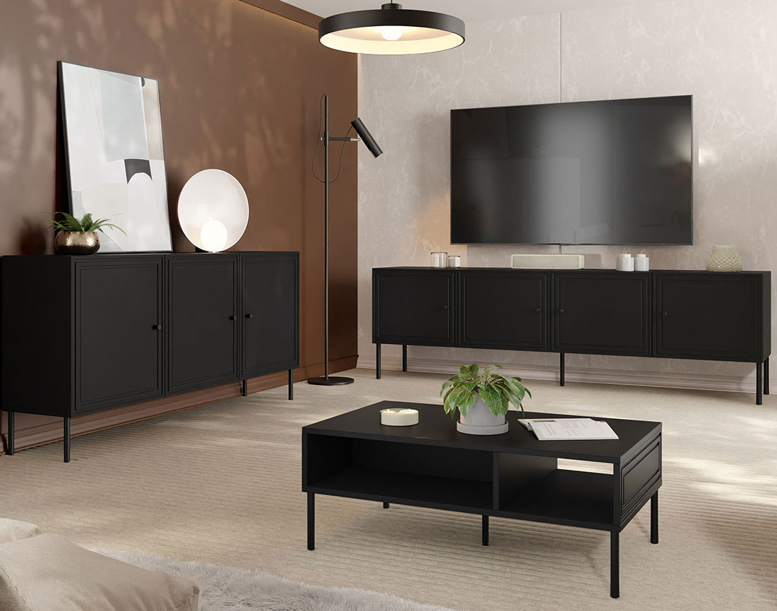 Meuble tv 4 portes 200 cm Lavaggi