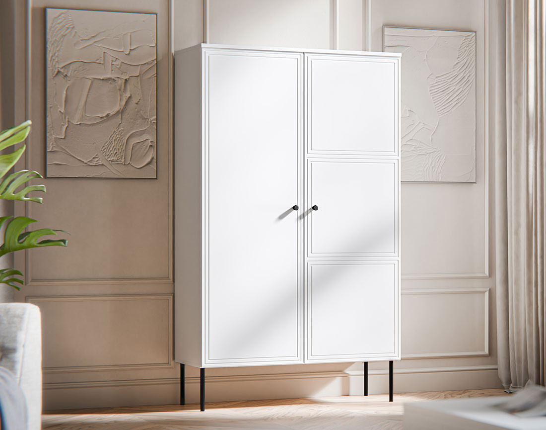 Buffet haut blanc 166 cm Lavaggi