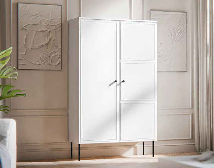 Buffet haut blanc 166 cm Lavaggi