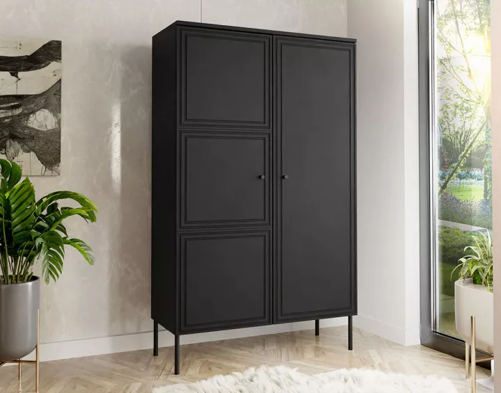 Buffet haut  noir 166 cm Lavaggi