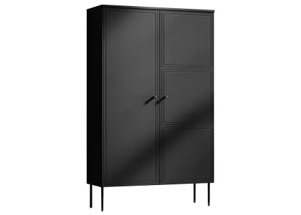 Buffet haut  noir 166 cm Lavaggi