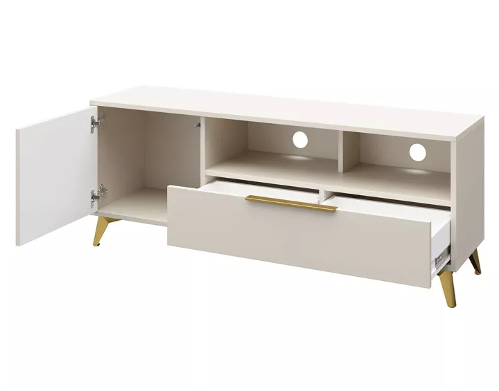 Meuble tv beige 150 cm Boccioni