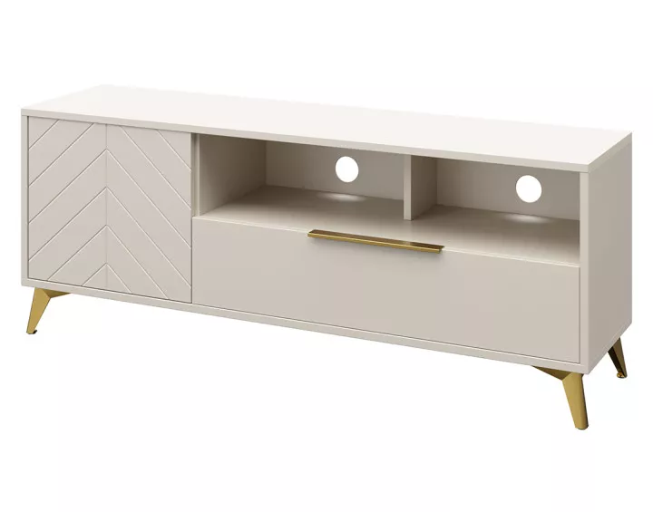 Meuble tv beige 150 cm Boccioni