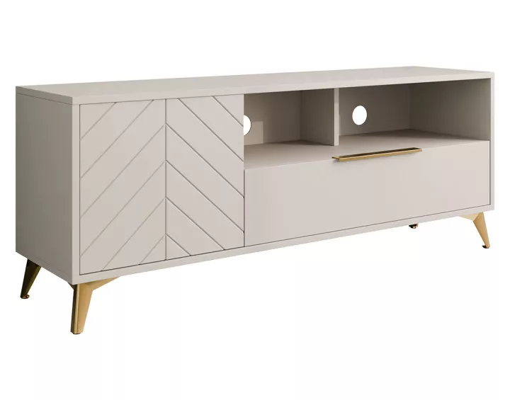 Meuble tv beige 150 cm Boccioni