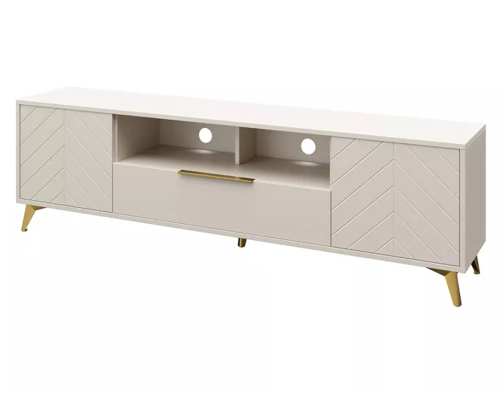 Meuble tv beige 200 cm Boccioni