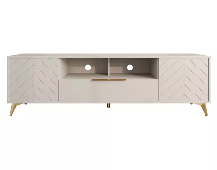 Meuble tv beige 200 cm Boccioni