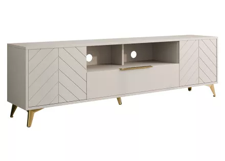 Meuble tv beige 200 cm Boccioni