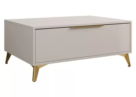 Table basse beige 104 cm Boccioni