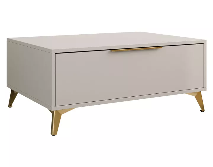 Table basse beige 104 cm Boccioni