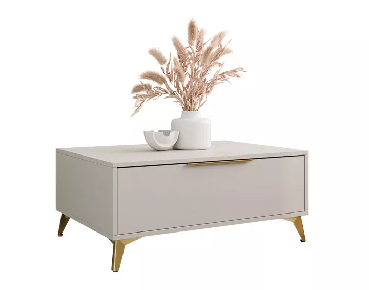 Table basse beige 104 cm Boccioni