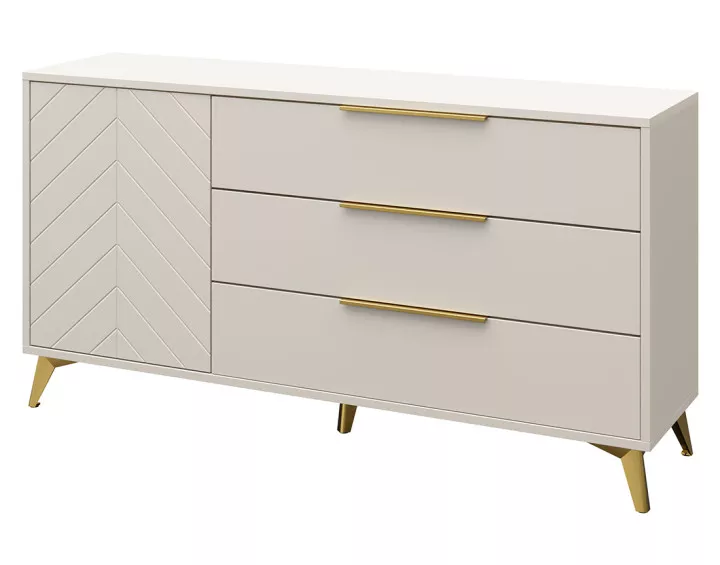 Buffet bas beige 154 cm Boccioni