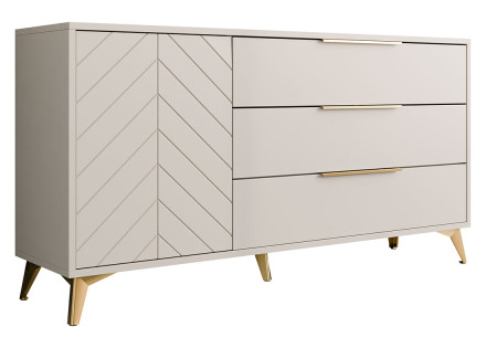 Buffet bas beige 154 cm Boccioni