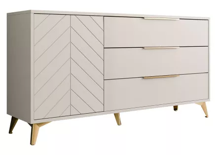 Buffet bas beige 154 cm Boccioni