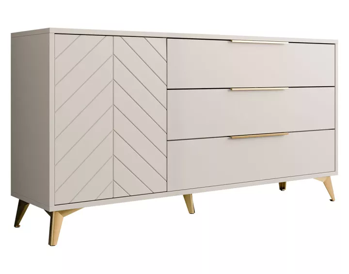 Buffet bas beige 154 cm Boccioni