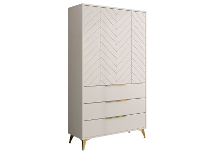 Buffet haut beige 104x180 cm Boccioni