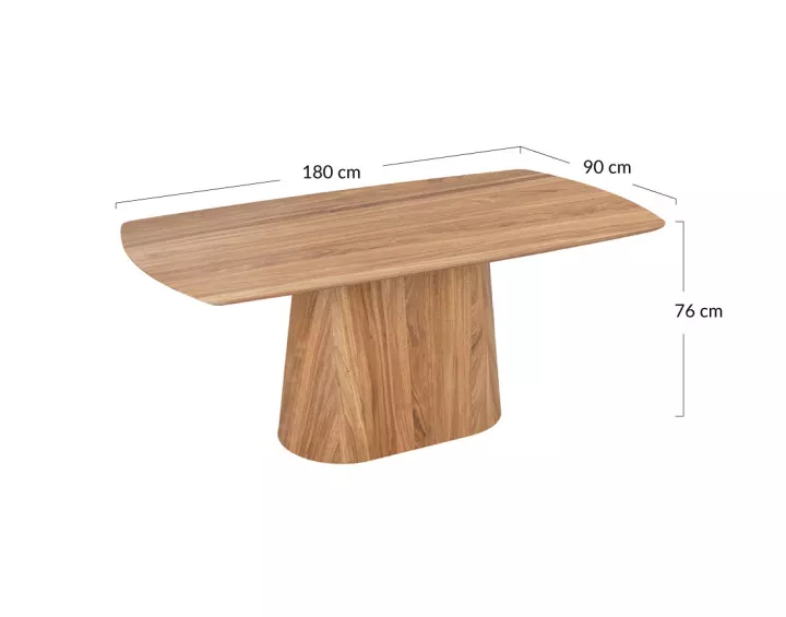 Table à manger bois 180 cm Casablanca